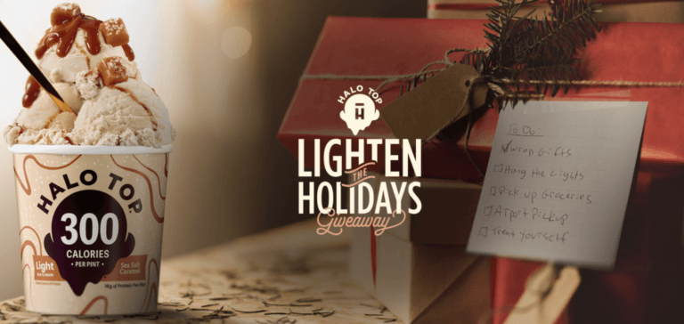Halo Top Lighten the Holidays Giveaway: Enter to win Christmas Gifts