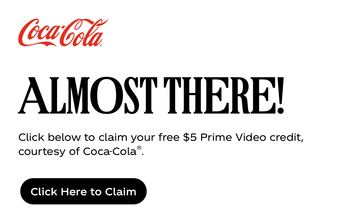 Free $5 Prime Video Credit