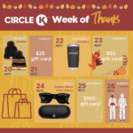 Unwrap a Week of Gratitude with Circle K: Enter for a Chance to Win Fantastic Prizes!