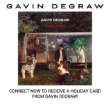 500 Lucky Fans Will Win a Gavin DeGraw Holiday Card