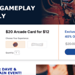Dave & Buster’s Black Friday Blowout Sale: Get a $20 Arcade Card for Just $12!