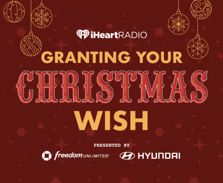 iHeartRadio Is Granting Your Christmas Wish!