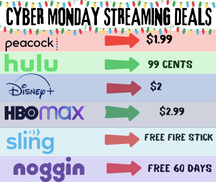 cyber monday streaming deals