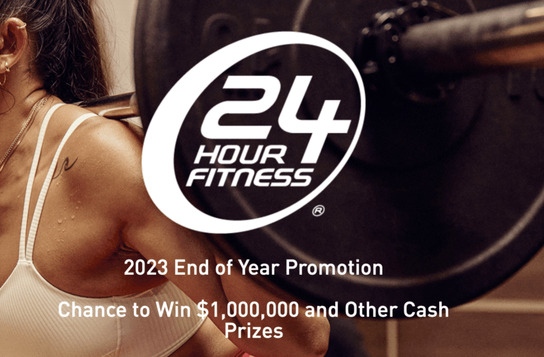 How to Enter the 2023 24 Hour Fitness End of Year Promotion