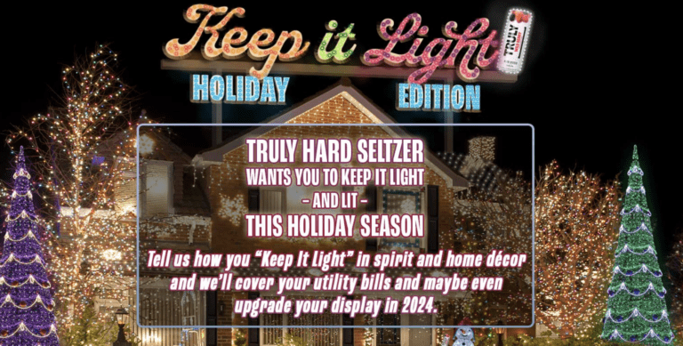 100 Winners Each Get $350: Truly Keep It Light Holiday Edition Contest