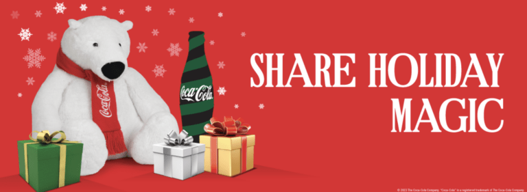 Win the Coca Cola Holiday Plush Bear