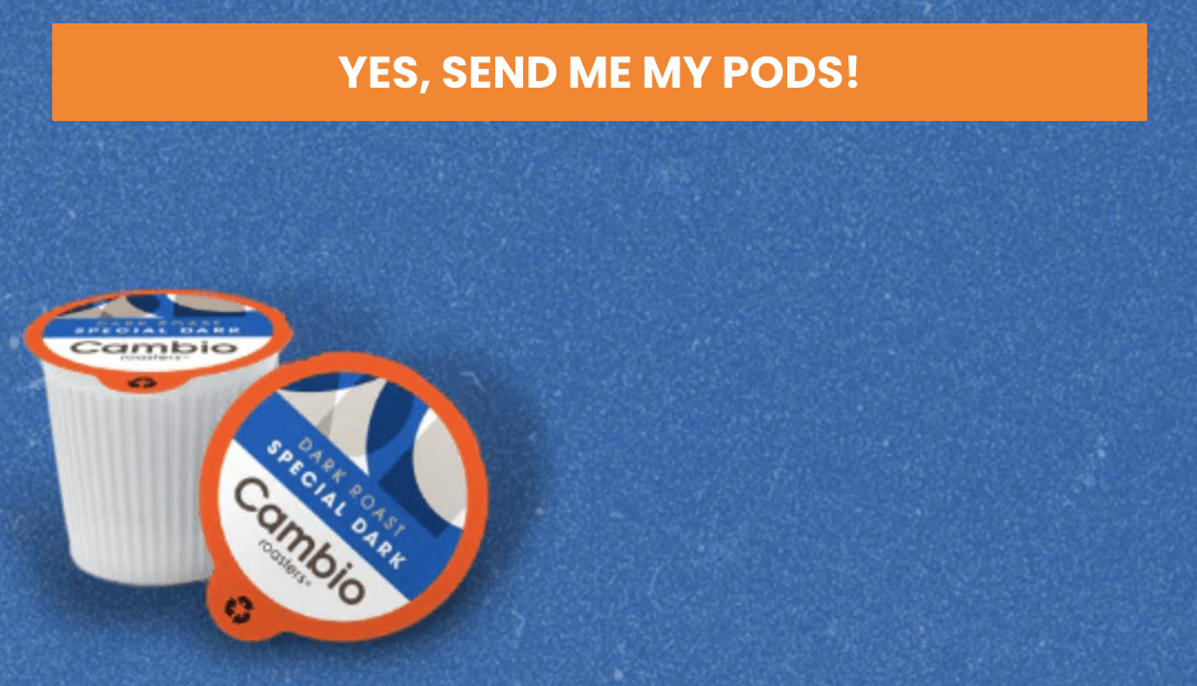 Free Cambio Coffee Pods