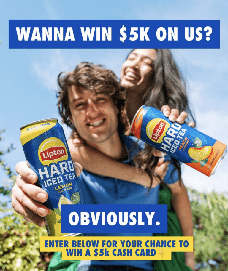 Win $15,000 Enter the Hard Tea Easy Holidays Sweepstakes