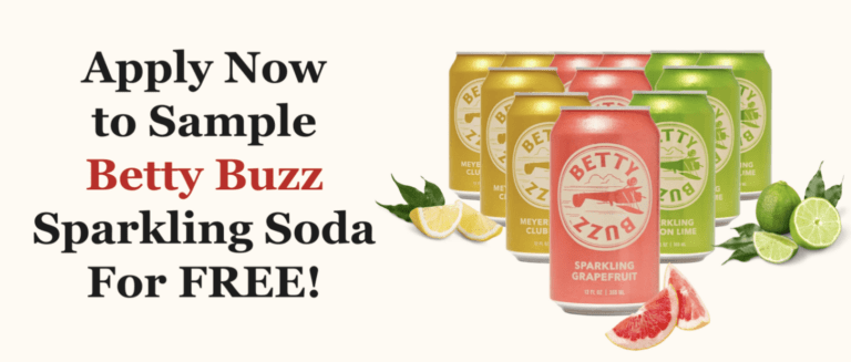 How to Join Betty Buzz Beverages Sampling Program