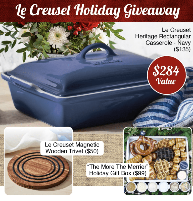 Welcome to the Le Creuset Holiday Giveaway!