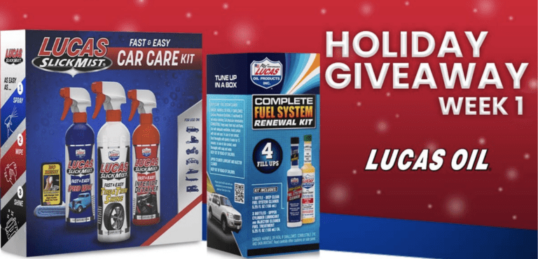 Lucas Oil Holiday Giveaway Week 1 – Instant Win Game