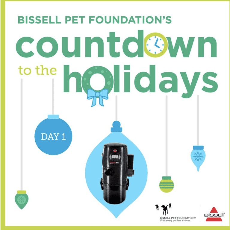 BISSELL Pet Foundation (BPF) Countdown to the Holidays Sweepstakes