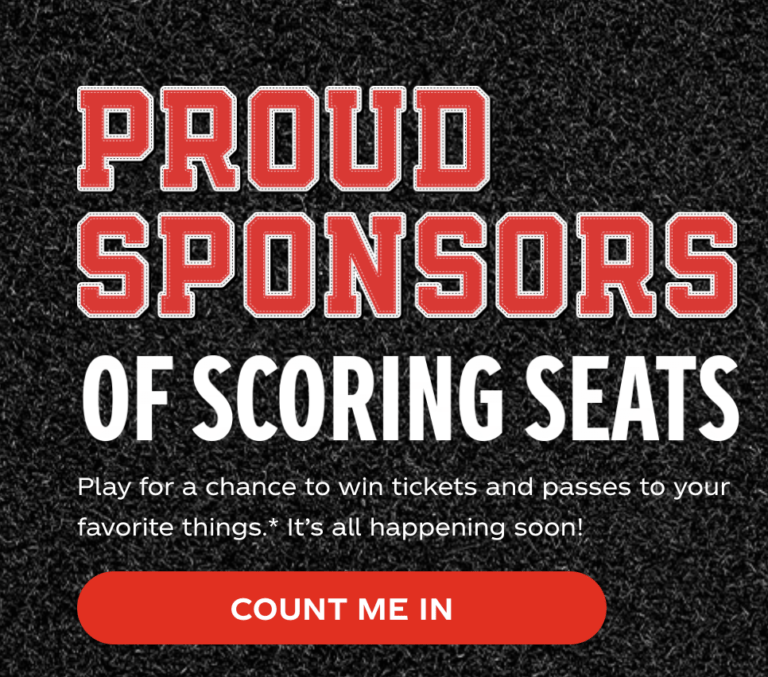 Proud Sponsors of Scoring Seats Sweepstakes: Your Chance to Win Big in 2024!
