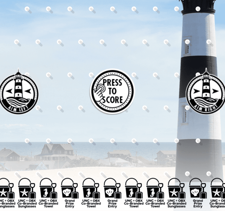 UNC OBX 2024 Drop-In Challenge Instant Win Game