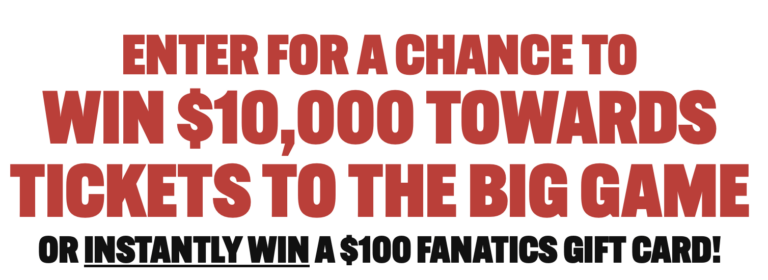 Sazerac Big Game Promotion: Win Big with Sazerac!