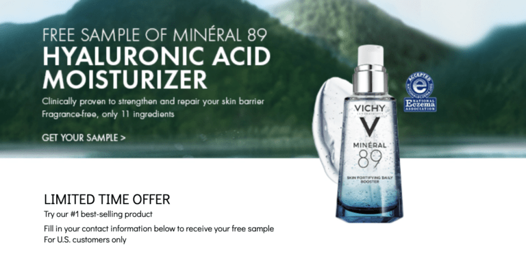Get Your Free Sample of Vichy Mineral 89 Now!