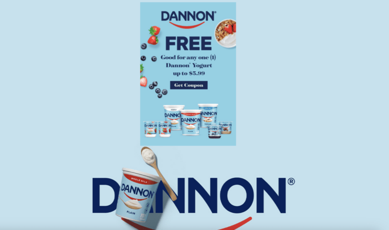 Claim Your FREE Dannon Yogurt Coupon Now – While Supplies Last!