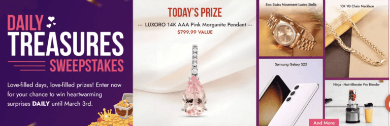 Discover Hidden Gems: Join the Shop LC Treasure Sweepstakes