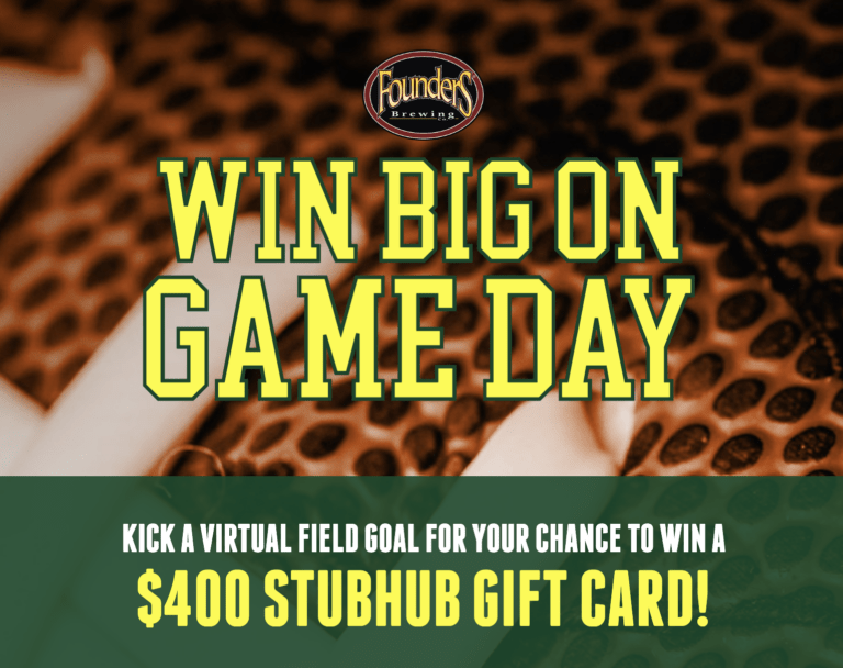 Founders Brewing Win on Game Day Instant Win Promotion: Your Guide to Winning Big!