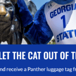 Get a Free Panther Luggage Tag from Georgia State University