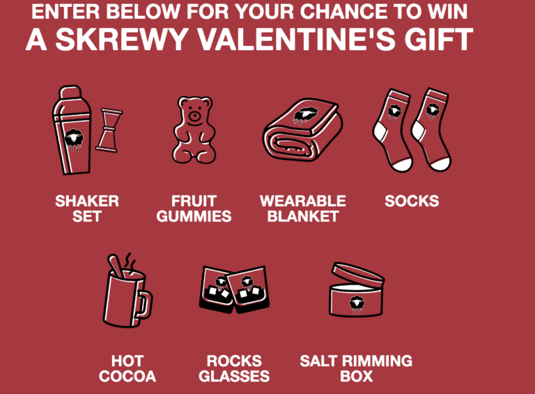 How to enter the Skrewball Valentine’s Sweepstakes