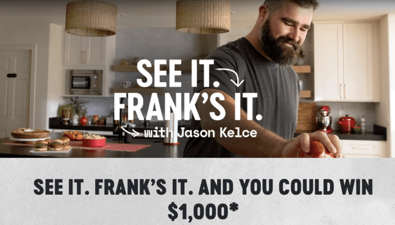 Frank’s It Sweepstakes: 58 Winners Get a $1,000 Cash Prize!