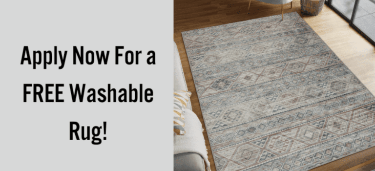 Apply to Try Wyatt & Ash Washable Rug for FREE