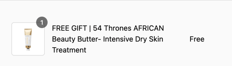 How to Get Free 54 Thrones AFRICAN Beauty Butter: The Ultimate Dry Skin Treatment
