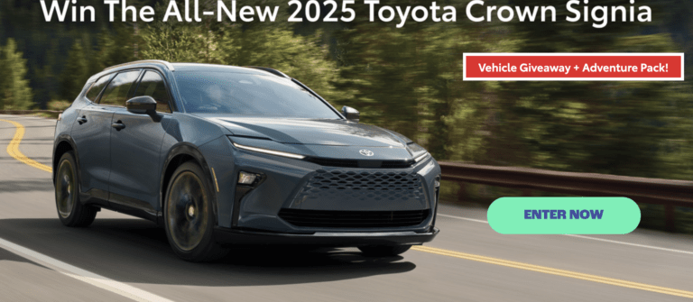 Win a 2025 Toyota Crown Signia with an MSRP of $53,000