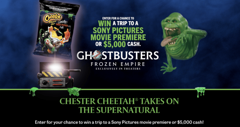 Join the Excitement: Enter the Cheetos x Ghostbusters Sweepstakes Today!