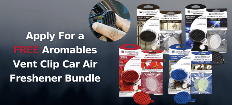 How to Get a FREE Aromables Vent Clip Car Air Freshener Bundle!