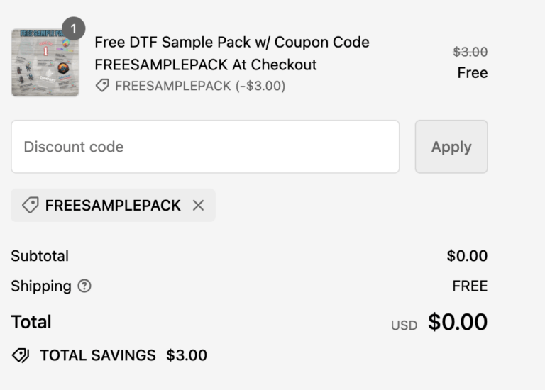 Free DTF Sample Pack: Experience Superior Quality with Armor Ink