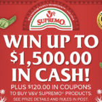 2024 Easter Sweepstakes: Win Cash and Delicious Food Coupons with V&V Supremo Foods