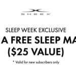 Request a Free Sleep Mask + Free Shipping