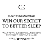 Unlock the Secret to Better Sleep: Enter the Cozy Earth Sleep Week Giveaway!
