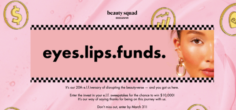 Invest in Yourself: Win $10K with E.L.F. Sweepstakes!