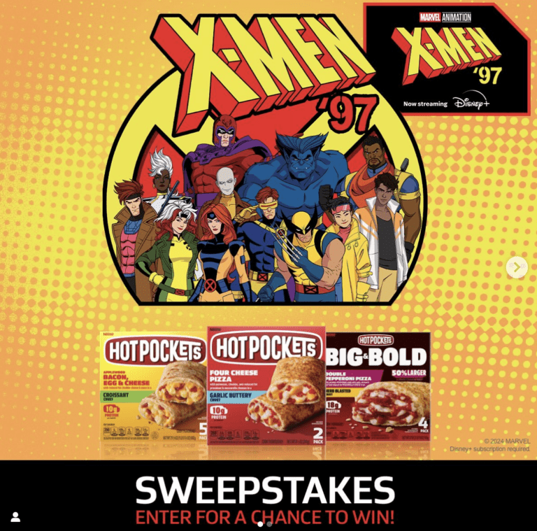 Win Exclusive X-Men Memorabilia in the HOT POCKETS Blast From The Past Sweepstakes!