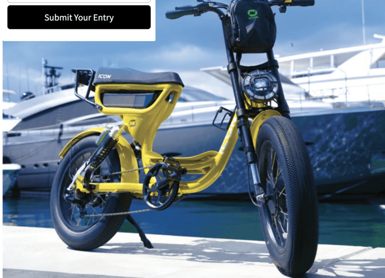 Win Big with the ICON E-Bike Giveaway: How You Can Ride into the Future!