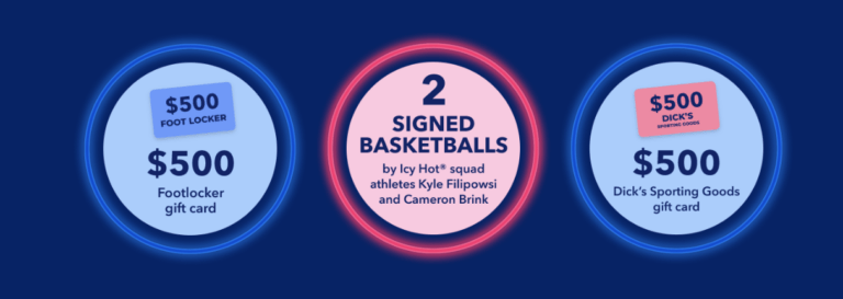 Score Big with the Icy Hot Big Dance Basketball Giveaway – Win Signed Memorabilia and Gift Cards!