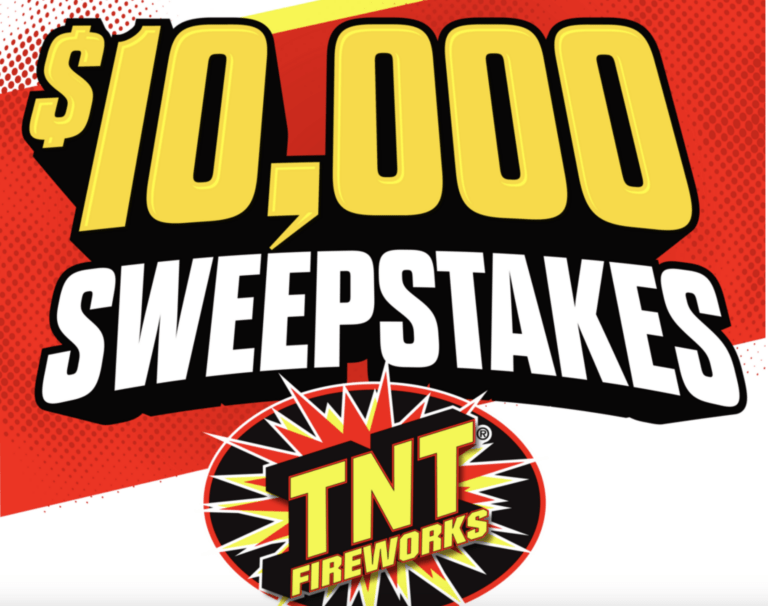 Win Big in 2024: Enter the $10,000 TNT Fireworks Sweepstakes!