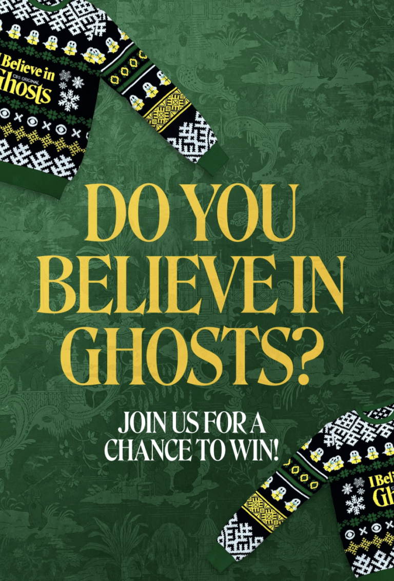 Join the Ghostly Fun: Enter the CBS March 2024 Ghosts Sweater Giveaway!