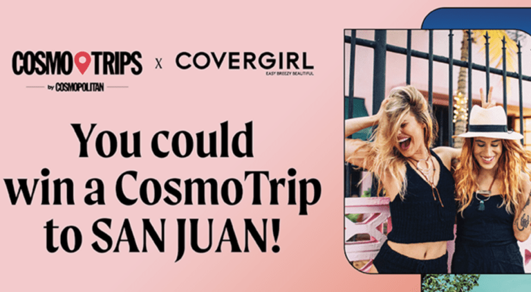 Win a Dream Vacation to Puerto Rico with CosmoTrips and COVERGIRL: Enter Now!