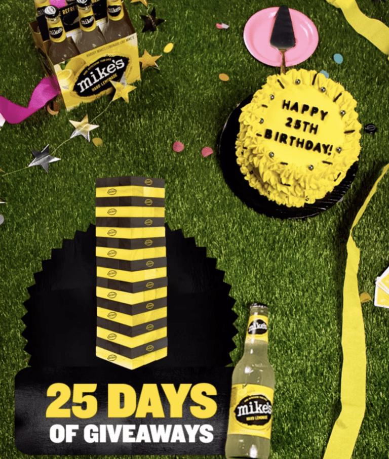 Celebrate in Style with the Mike’s® Hard Lemonade 25th Birthday Social Media Giveaway!
