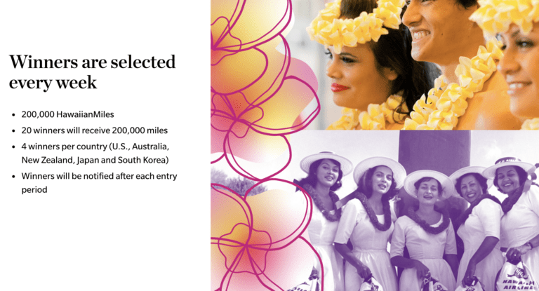 Win Big with Hawaiian Airlines: 31 Days of Lei Sweepstakes!