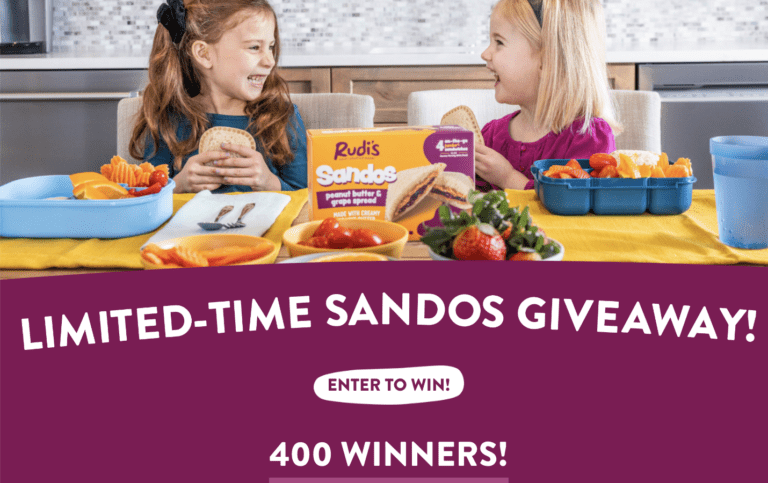 Enter the 2024 Rudi’s Bakery Sandos Sweepstakes to Win Big!
