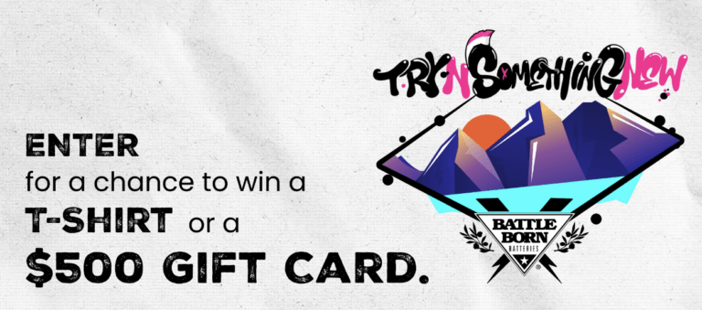 Win Big with the Battle Born Batteries x tryNsomethingnew Giveaway
