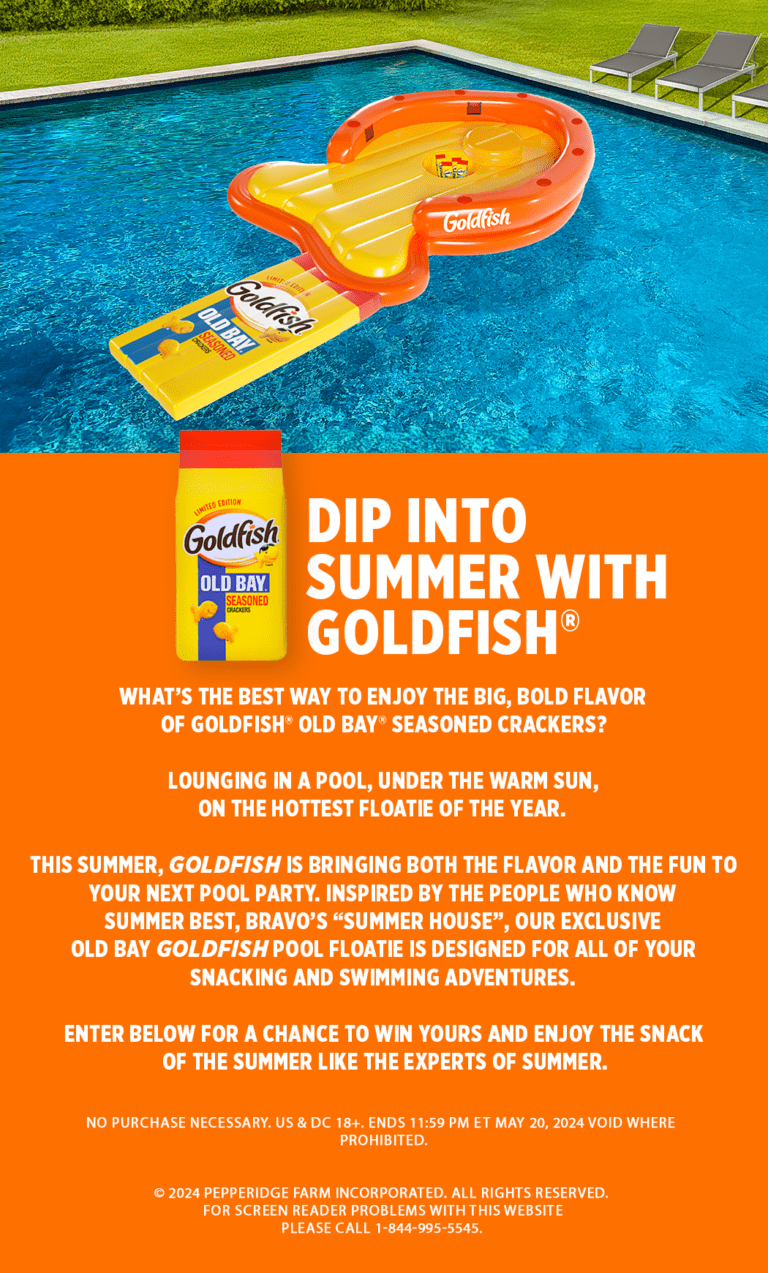 Win Big with the Old Bay + Goldfish Sweepstakes: Grab Your Chance to Score a $572 Prize Package!
