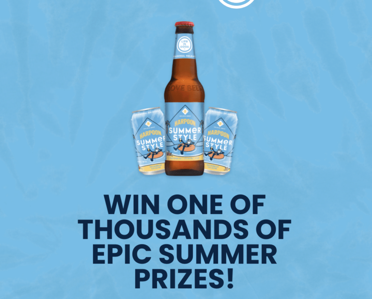 Cool Off This Summer with the Harpoon Summer of Good Vibes Instant Win Game!