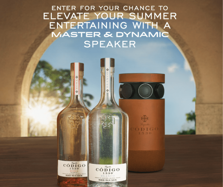 Win Big with Codigo 1530® Tequila Summer Sweepstakes!