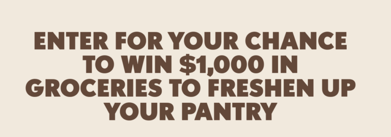 The Little Springtime Sweepstakes: Win Big with a $1,000 Grocery Gift Card!